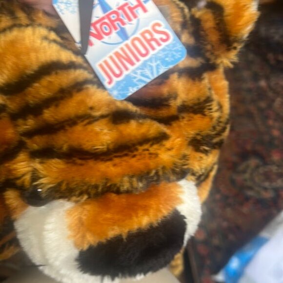 Tiger plush hat for kids - Picture 2 of 4